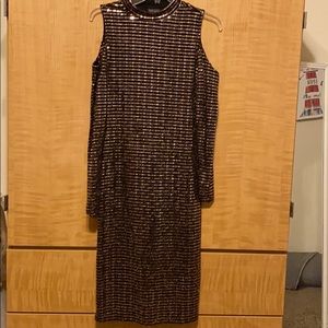 Rose Gold Sequin Dress